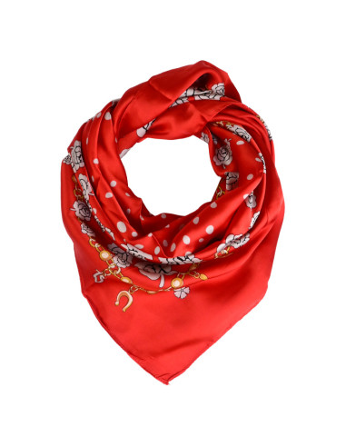 Pañuelo XXL Flowers Chain Red