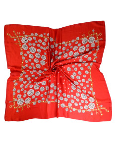 Pañuelo XXL Flowers Chain Red