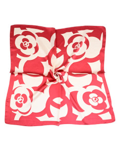 Pañuelo Monochrome Flower Red (70x70)