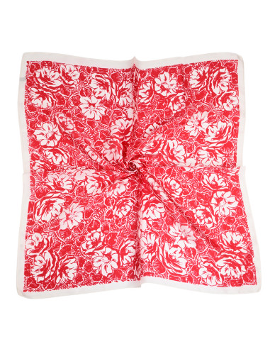 Pañuelo Red Flower(70x70)