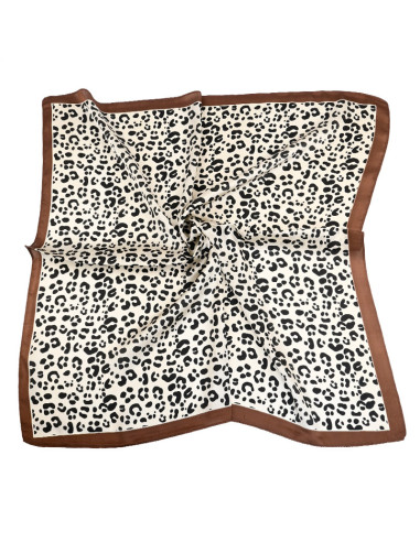Pañuelo Animal Brown (70x70)