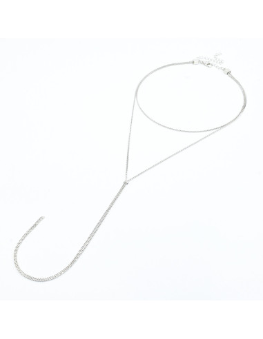 Collar Corbatero de cadenas | Infinita Moda