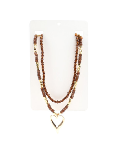 Collar Enhebrado Doble | Infinita Moda