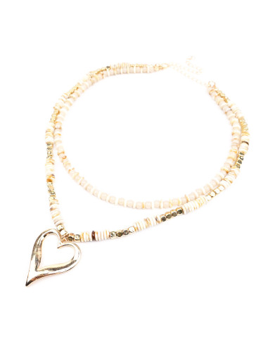 Collar Enhebrado Doble | Infinita Moda