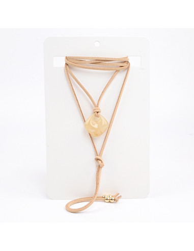 Collar de Gamuza Boho | Infinita Moda