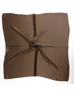Pañuelo Liso Cacao (70x70)