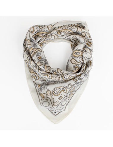 Pañuelo Paisley Pearl (70x70)