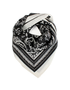 Pañuelo New Paisley Black  (70x70)