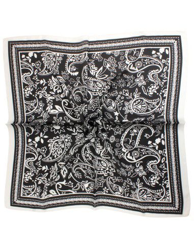 Pañuelo New Paisley Black  (70x70)