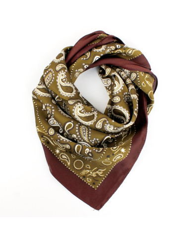Pañuelo Paisley Pistachio (70x70)