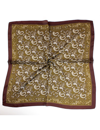 Pañuelo Paisley Pistachio (70x70)