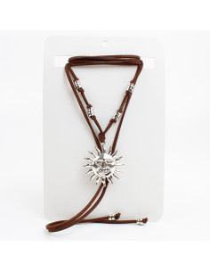 Collar de Gamuza y Sol | Infinita Moda