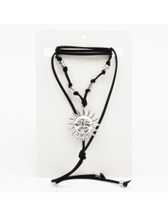 Collar de Gamuza y Sol | Infinita Moda
