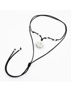 Collar de Gamuza y Sol | Infinita Moda