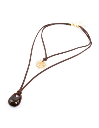 Collar Doble de Gamuza | Infinita Moda