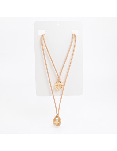 Collar Doble de Gamuza | Infinita Moda