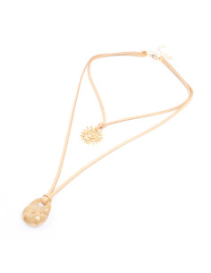 Collar Doble de Gamuza | Infinita Moda