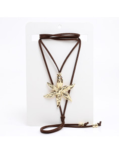 Collar de Gamuza con Dije | Infinita Moda
