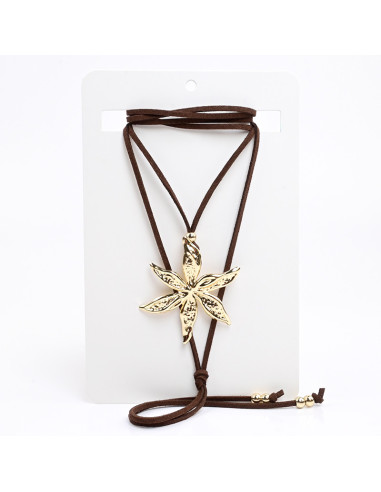 Collar de Gamuza con Dije | Infinita Moda