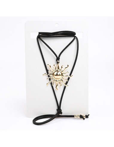Collar de Gamuza con Dije | Infinita moda