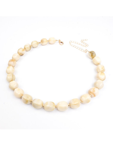 Collar Enhebrado de Acrílico | Infinita Moda