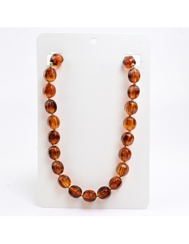 Collar Enhebrado de Acrílico | Infinita Moda