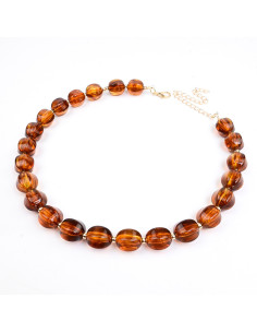Collar Enhebrado de Acrílico | Infinita Moda