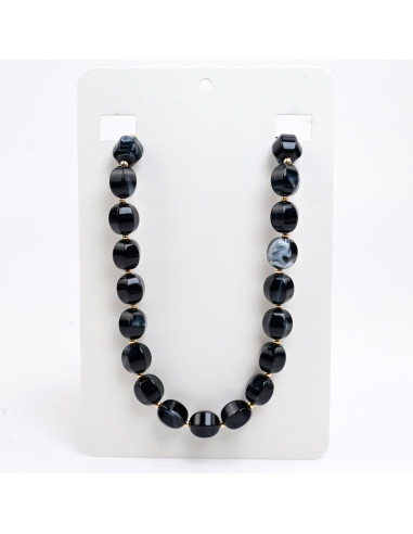 Collar Enhebrado de Acrílico | Infinita Moda