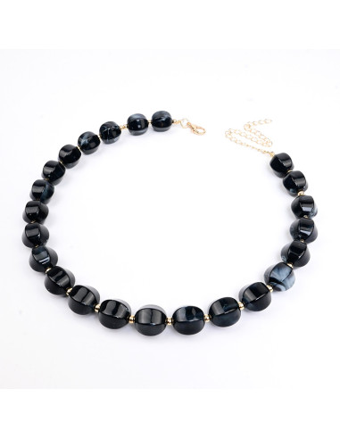 Collar Enhebrado de Acrílico | Infinita Moda