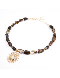 Collar Enhebrado de Acrílico | Infinita Moda