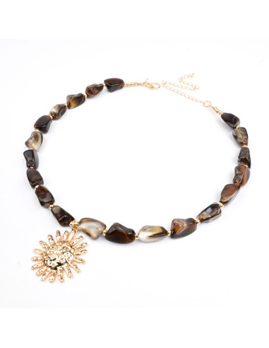 Collar Enhebrado de Acrílico | Infinita Moda