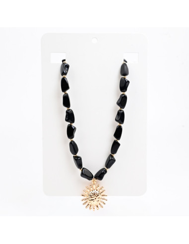 Collar Enhebrado de Acrílico | Infinita Moda