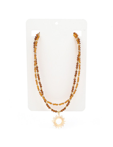 Collar Doble Enhebrado