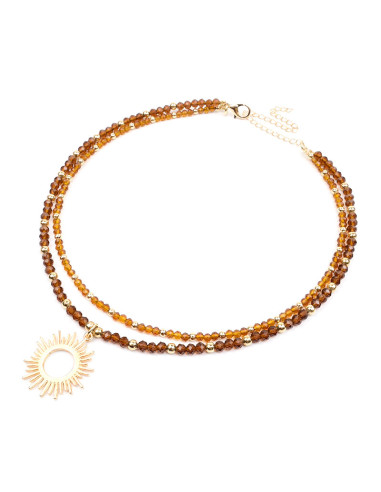 Collar Doble Enhebrado