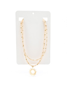 Collar Doble Enhebrado