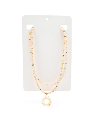 Collar Doble Enhebrado