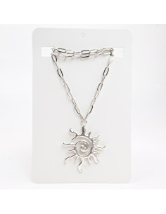 Collar de Cadena Silver Sun