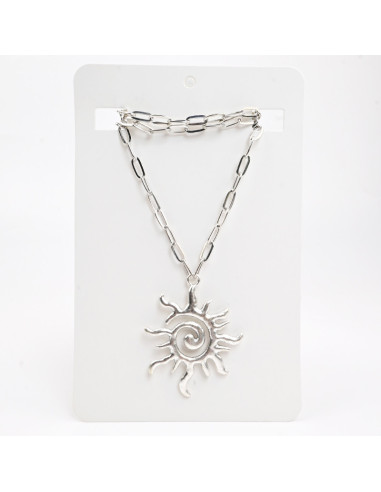 Collar de Cadena Silver Sun