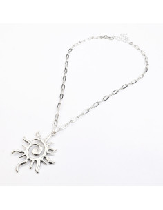 Collar de Cadena Silver Sun
