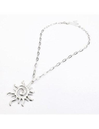 Collar de Cadena Silver Sun
