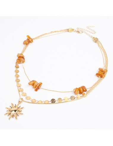 Collar de Cadenas Triple | Infinita Moda