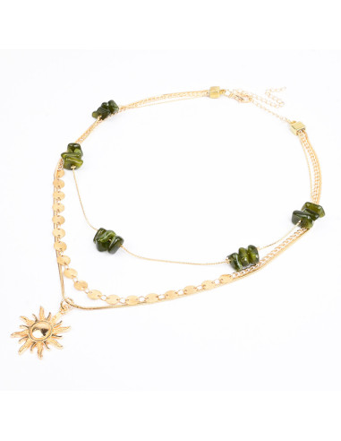Collar de Cadenas Triple | Infinita Moda
