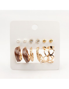 Aros Set x6 Chic