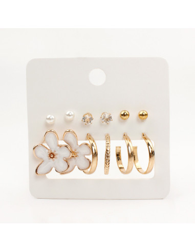 Aros Set x6 Flower 