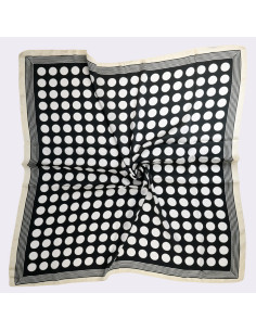 Pañuelo XXL Polka Dots Black