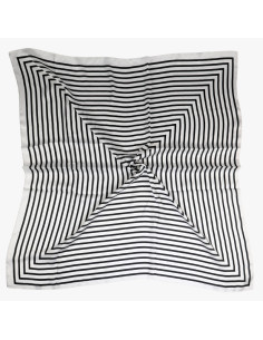 Pañuelo XXL Stripes White