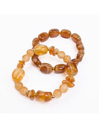 Set de Pulseras Elásticas | Infinita Moda
