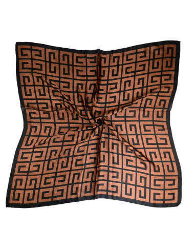 Pañuelo Maze Cacao  (70x70)