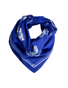 Pañuelo Butteffly Blue  (70x70)