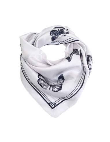 Pañuelo Butteffly White  (70x70)